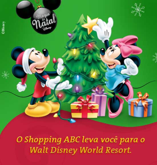 Natal do ABC leva seguidor do Facebook para a Disney