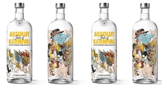 Absolut ativa Karnival no Snapchat
