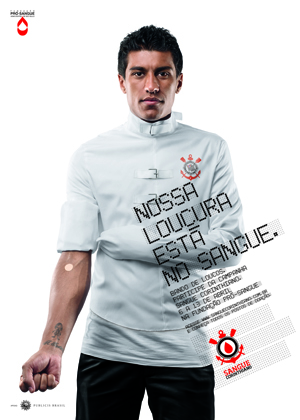 "Sangue Corinthiano" ajuda a salvar vidas