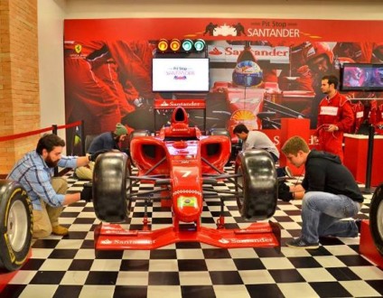 The Group comanda ações do Santander no GP Brasil de F1