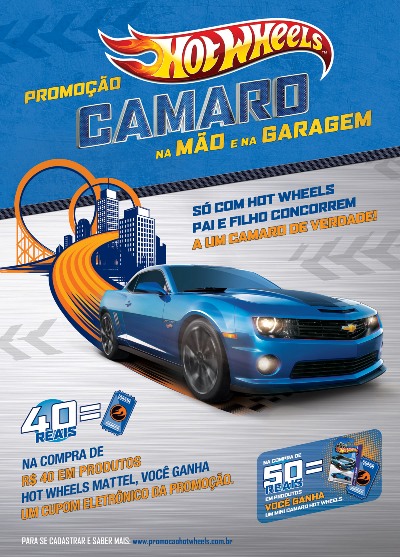Hot Wheels apresenta "Camaro na mão e na garagem"