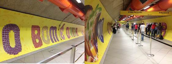 MID realiza ação promo inédita no metrô de São Paulo
