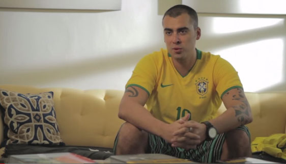 Torcedor conta sua história sobre Copa do Mundo. 