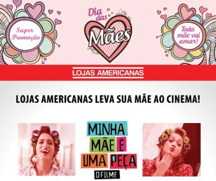 Filmes na ação promo da Lojas Americanas
