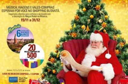 Butantã celebra o Natal com música e ação promocional
