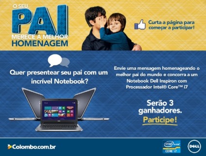Lojas Colombo homenageia os pais