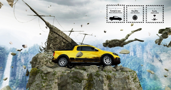 Saveiro Cross oferece aventura radical