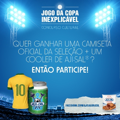 Promo de Ajinomoto no clima da Copa das Confederações