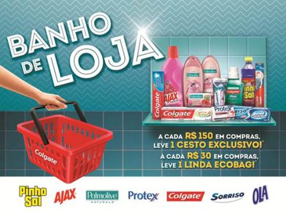 acao promocional colgate no ponto de venda