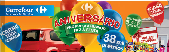 Carrefour comemora aniversário com mkt promo