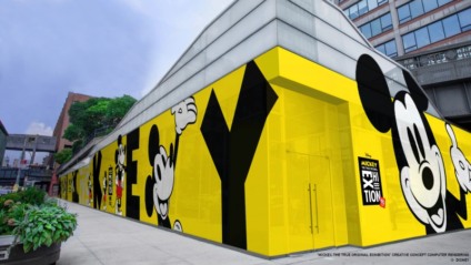 Mickey: The True Original Exhibition define expositores