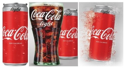 Coca traz de volta a versão Light