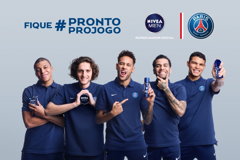 Nivea Men e Paris Saint-Germain juntos no Brasil