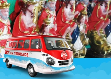 SKY celebra a fé na Romaria do Divino Pai Eterno
