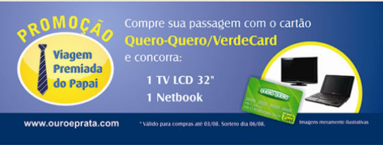 Ouro e Prata lança "Viagem premiada do papai"