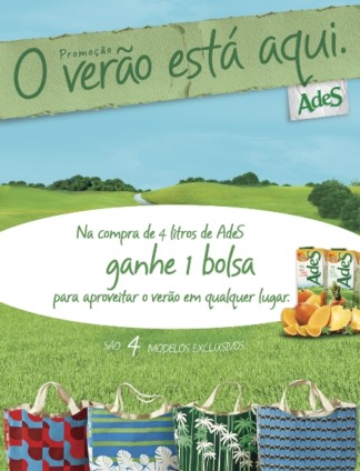 AdeS com brinde nos pontos de venda