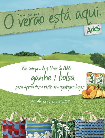 AdeS com brinde nos pontos de venda