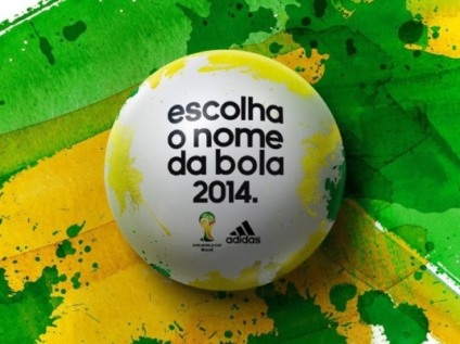 Internautas vão batizar bola da Copa do Mundo de 14