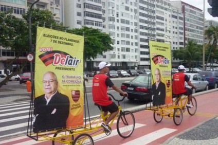 Adrenalina faz campanha para Delair Dumbrosck