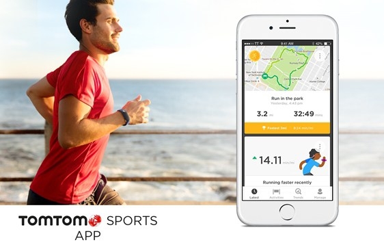 App da TomTom Sports coloca usuário em movimento