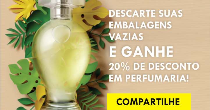 O Boticário inicia promoção "Boti Recicla"