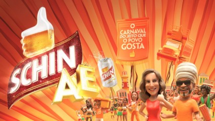 Schin AÊ  é ativada no carnaval de Salvador