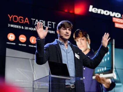 Ashton Kutcher vira engenheiro da Lenovo