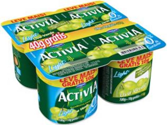 Novo sabor e gramas a mais no Activia