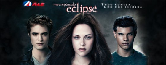 Kit da saga Crepúsculo na promoção da ALE