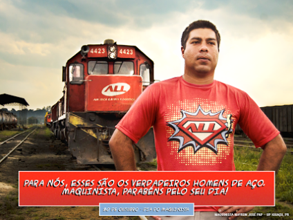 ALL homenageia maquinistas 