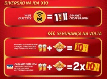 AmBev, Easy Taxi e Visa juntas em ação sustentável