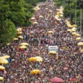 Carnaval de rua de SP com o patrocínio da Ambev; ação segue em 2025