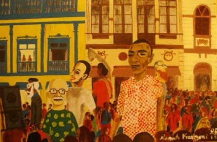Show e exposição de arte no aniversário de Floripa