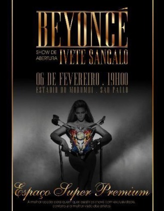 Amuzi com Espaço Super Premium para ver Beyoncé