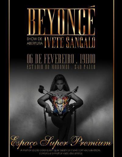 Amuzi com Espaço Super Premium para ver Beyoncé