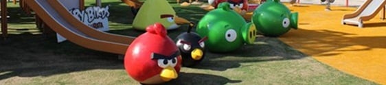 Angry Birds se materializa em parque na Finlândia