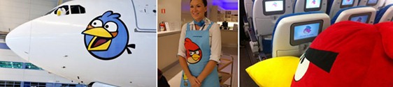 Finnair faz voo temático com Angry Birds