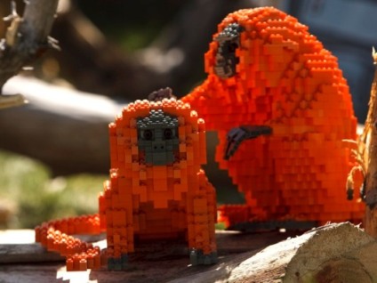 Zoológico de Lego é atração nos Estados Unidos