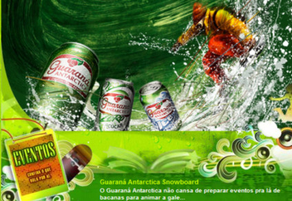 Guaraná Antarctica realiza evento de snowboard no RJ