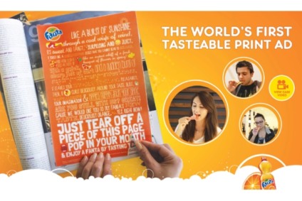 Fanta coloca sabor de laranja em revista