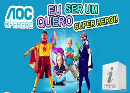 Lojas MM e AOC presenteiam "super-heróis"