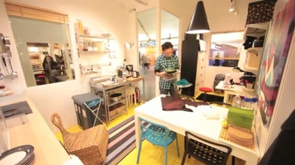 Ikea leva apartamento real para dentro de metrô na França