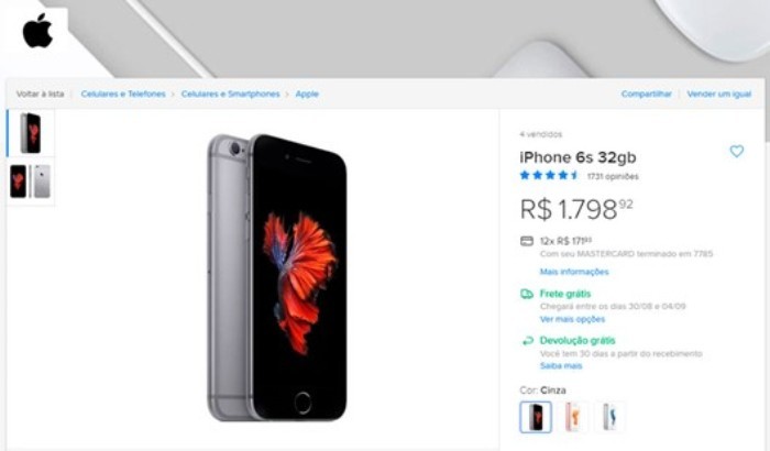 apple mercado livre