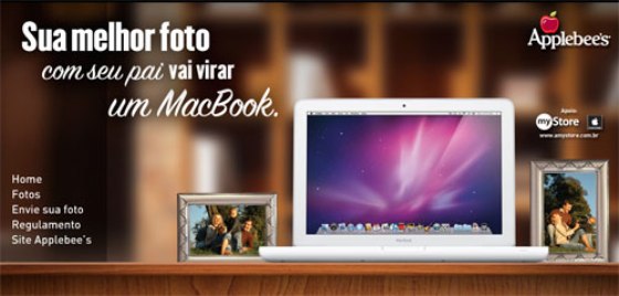 Dia dos Pais na Applebee's tem Macbook