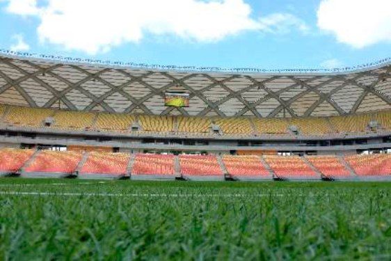 A Arena da Amazônia foi entregue com 99,7% concluída, de acordo com o 