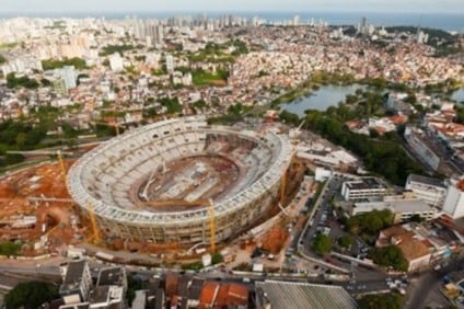 Secopa acompanha as obras da Arena Fonte Nova