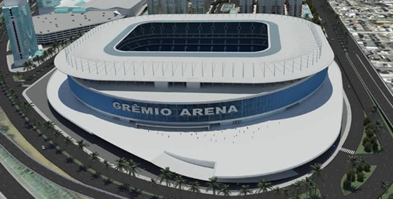 Popcorn em ação na Arena do Grêmio