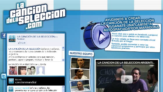Promoção para motivar os "hermanos" na Copa Promoção para motivar os "hermanos" na Copa