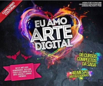 Arte digital é o mote da ação promo da Saga