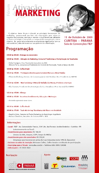Profissionais de renome no Fórum Ativação de Marketing